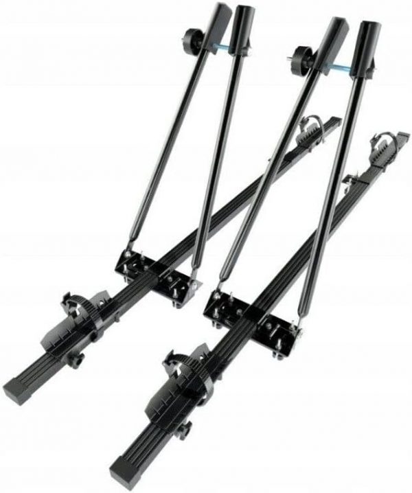 Fahrradträger Dachträger Profilschiene Relingträger Halter abschließbar Grundträger XXL – Bild 2