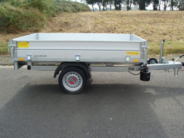 STEMA Rückwärtskipper RKE O2 15-23-15.1 Handhydraulik mit Zink-Bordwand 1500 kg 2310 x 1530 x 300 - 100 km/h möglich – Bild 5