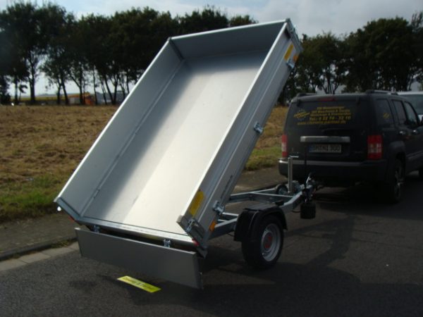 STEMA Rückwärtskipper RKE O2 15-23-15.1 Handhydraulik mit Zink-Bordwand 1500 kg 2310 x 1530 x 300 - 100 km/h möglich