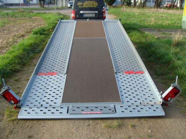 STEMA ATOUR Vollausstattung ATH 27-49-21.2 Autotransporter 2700 kg doppelachser Windenstand Seilwinde Bodenplatte kippbar 10 Zoll 4900 x 2010 mm OHNE Auffahrrampen – Bild 2
