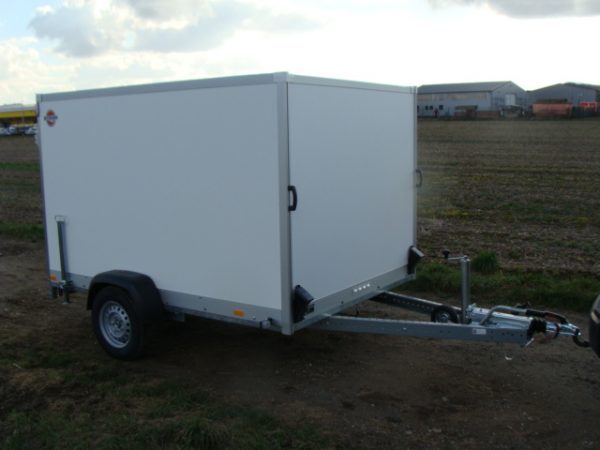 * NEU + super Breit STEMA P-Box STPK O2 13-25-18.1.P15.1 gebremst Kofferanhänger mit AUFFAHRRAMPE 1300 kg - 2550 x 1870 x 1540 EXTRA BREIT 12 Zoll Bereifung abschließbar 100 km/h möglich – Bild 4