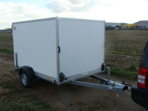 * NEU + super Breit STEMA P-Box STPK O2 13-25-18.1.P15.1 gebremst Kofferanhänger mit AUFFAHRRAMPE 1300 kg - 2550 x 1870 x 1540 EXTRA BREIT 12 Zoll Bereifung abschließbar 100 km/h möglich – Bild 11