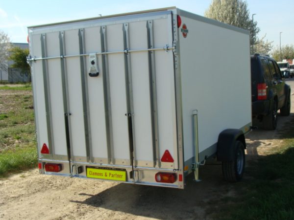* NEU + super Breit STEMA P-Box STPK O2 15-30-18.1.P15.1 gebremst 1500 kg einachser 3050 x 1870 x 1540 mm AUFFAHRRAMPE 100 km/h möglich – Bild 5