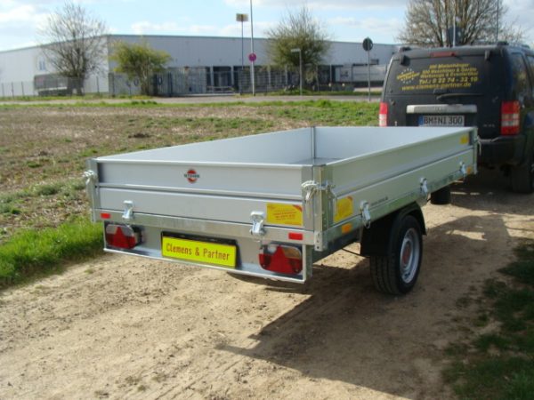 STEMA Rückwärtskipper RKE O2 15-27-15.1 Handhydraulik mit Zink-Bordwand 1500 kg 2710 x 1530 x 300 - 100 km/h möglich – Bild 5