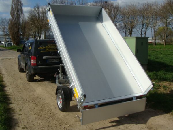STEMA Rückwärtskipper RKE O2 15-27-15.1 Handhydraulik mit Zink-Bordwand 1500 kg 2710 x 1530 x 300 - 100 km/h möglich – Bild 11