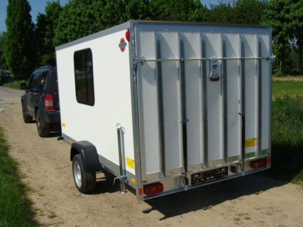 * DER CAMPER STEMA P-Box STPK O2 18-30-18.1.P15.1 Kofferanhänger gebremst 1800 kg einachser 3050 x 1870 x 1540 mm AUFFAHRRAMPE SEITENTÜRE FENSTER ELEKTROPAKET (Stromanschluss) – Bild 3