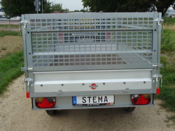 ***STEMA SHL 02 20-30-15.1 Hochlader mit Laubgitteraufsatz alle Seiten abklappbar 3010 x 1530 x 910 - 2000 kg doppelachser 13 Zoll gebremst 100 km/h möglich – Bild 3