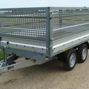 ***STEMA SHL 02 20-30-15.1 Hochlader mit Laubgitteraufsatz alle Seiten abklappbar 3010 x 1530 x 910 - 2000 kg doppelachser 13 Zoll gebremst 100 km/h möglich