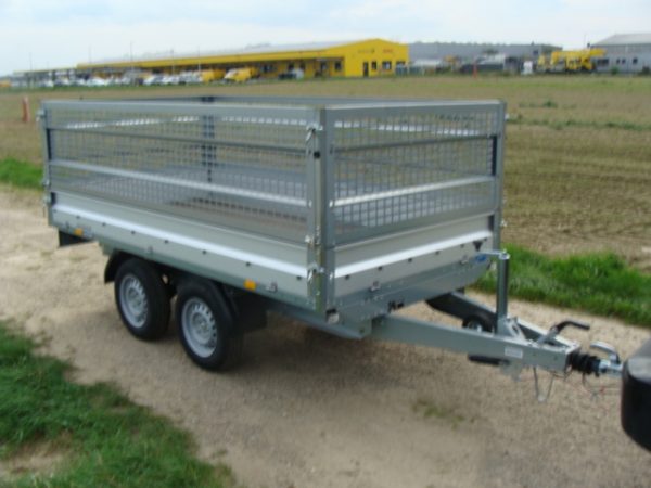 ***STEMA SHL 02 20-30-15.1 Hochlader mit Laubgitteraufsatz alle Seiten abklappbar 3010 x 1530 x 910 - 2000 kg doppelachser 13 Zoll gebremst 100 km/h möglich – Bild 5