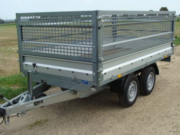 ***STEMA SHL 02 20-30-15.1 Hochlader mit Laubgitteraufsatz alle Seiten abklappbar 3010 x 1530 x 910 - 2000 kg doppelachser 13 Zoll gebremst 100 km/h möglich