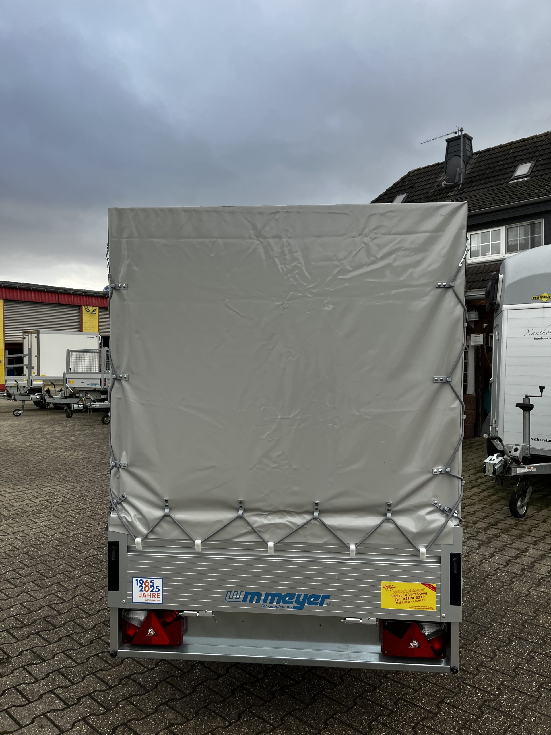 ***TOPSELLER*** B 1325/126 Alu mit Plane + Spriegel 1300 kg Plananhänger 2510 x 1260 x 1500 - 100 km/h möglich – Bild 5