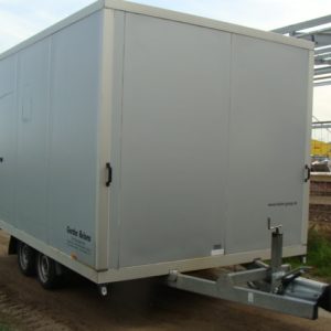 Gebrauchtfahrzeug Kofferanhänger Hochlader 3500 kg 3800 x 2440 x 2200 mm
